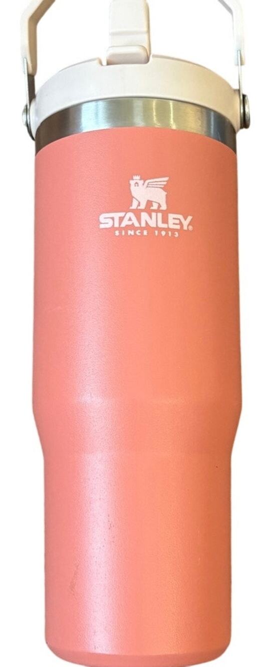 Stanley Quencher H2.0 FlowState 30 oz Tumbler Grapefruit Pink Insulated Mug